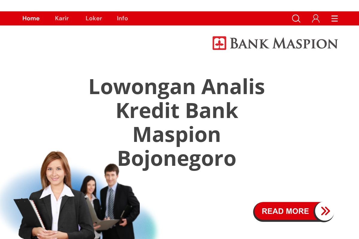 Lowongan Analis Kredit Bank Maspion Bojonegoro