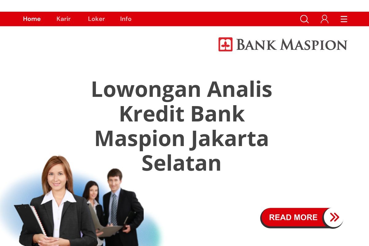 Lowongan Analis Kredit Bank Maspion Jakarta Selatan