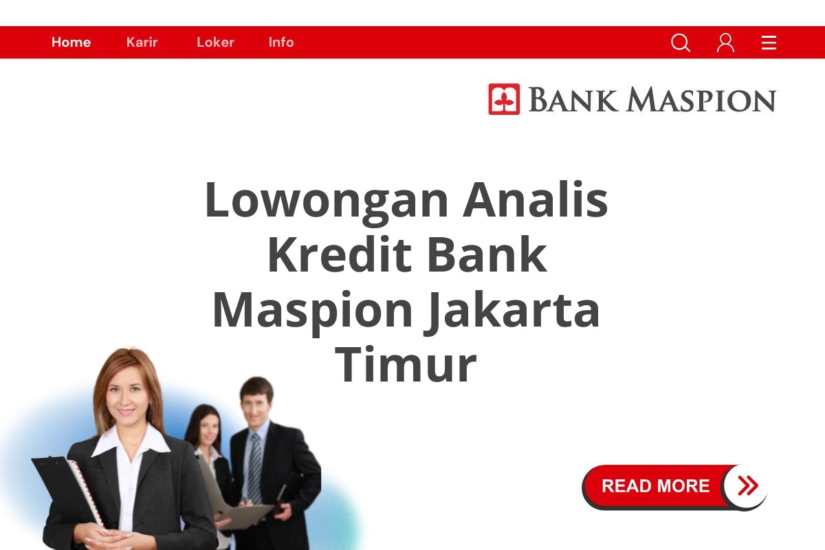 Lowongan Analis Kredit Bank Maspion Jakarta Timur