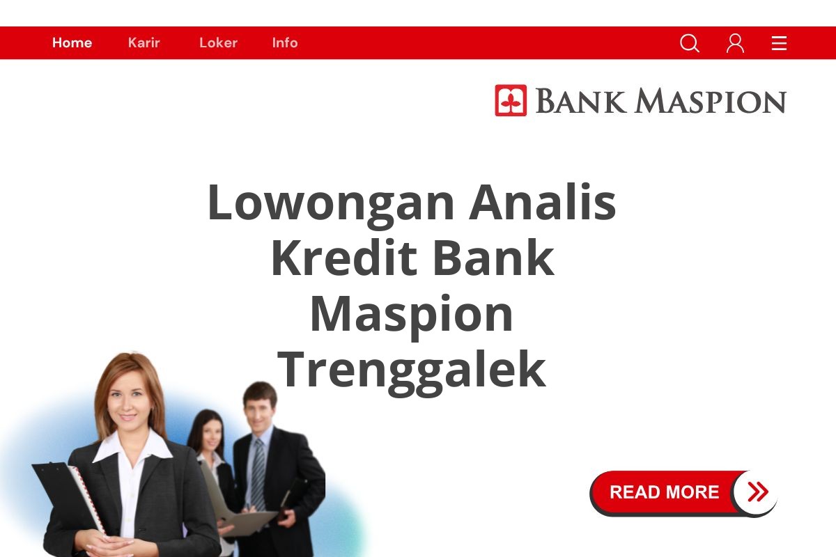 Lowongan Analis Kredit Bank Maspion Trenggalek