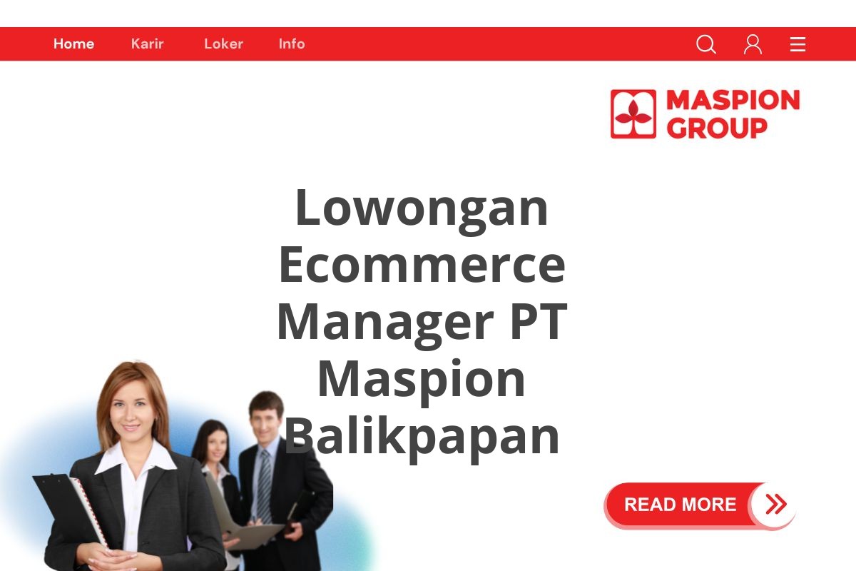 Lowongan Ecommerce Manager PT Maspion Balikpapan