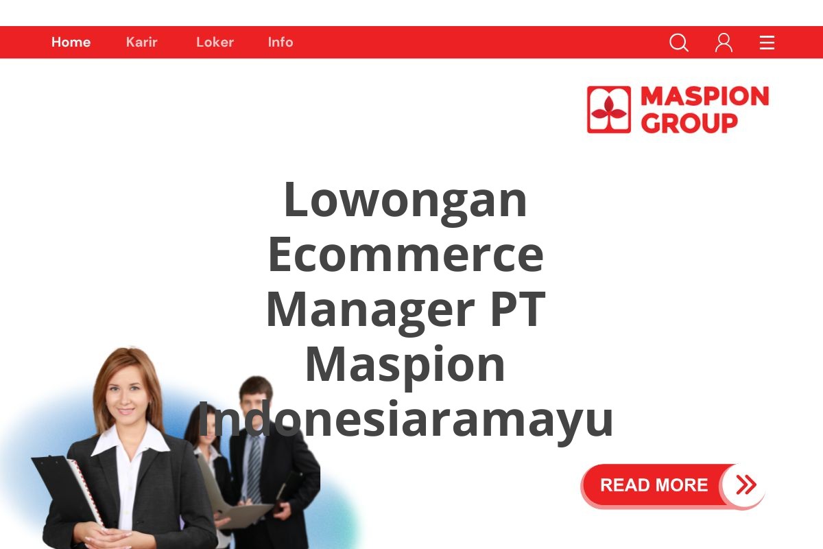 Lowongan Ecommerce Manager PT Maspion Indonesiaramayu