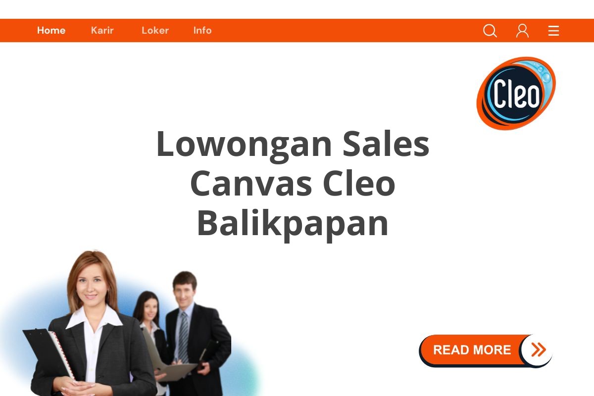 Lowongan Sales Canvas Cleo Balikpapan