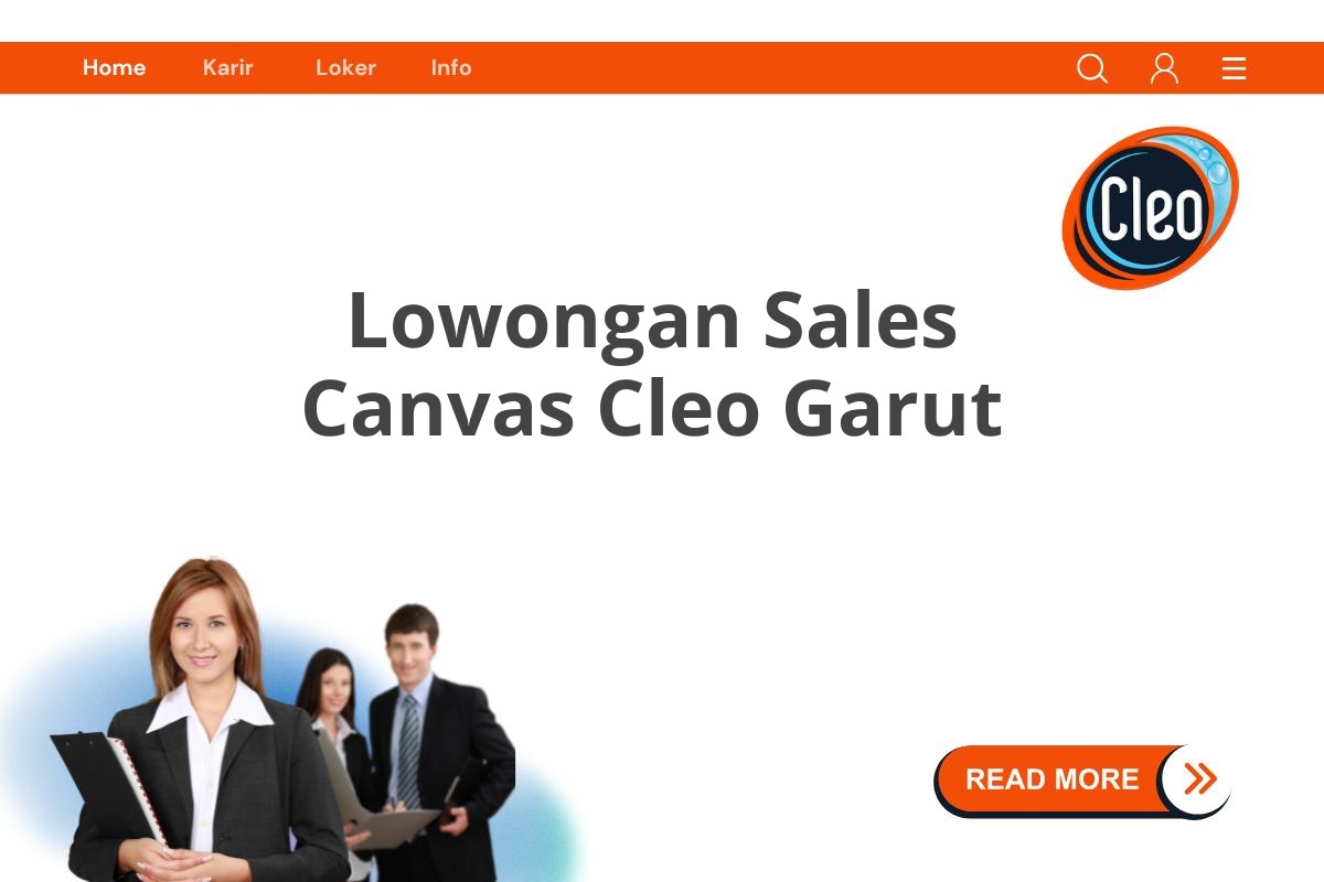 Lowongan Sales Canvas Cleo Garut