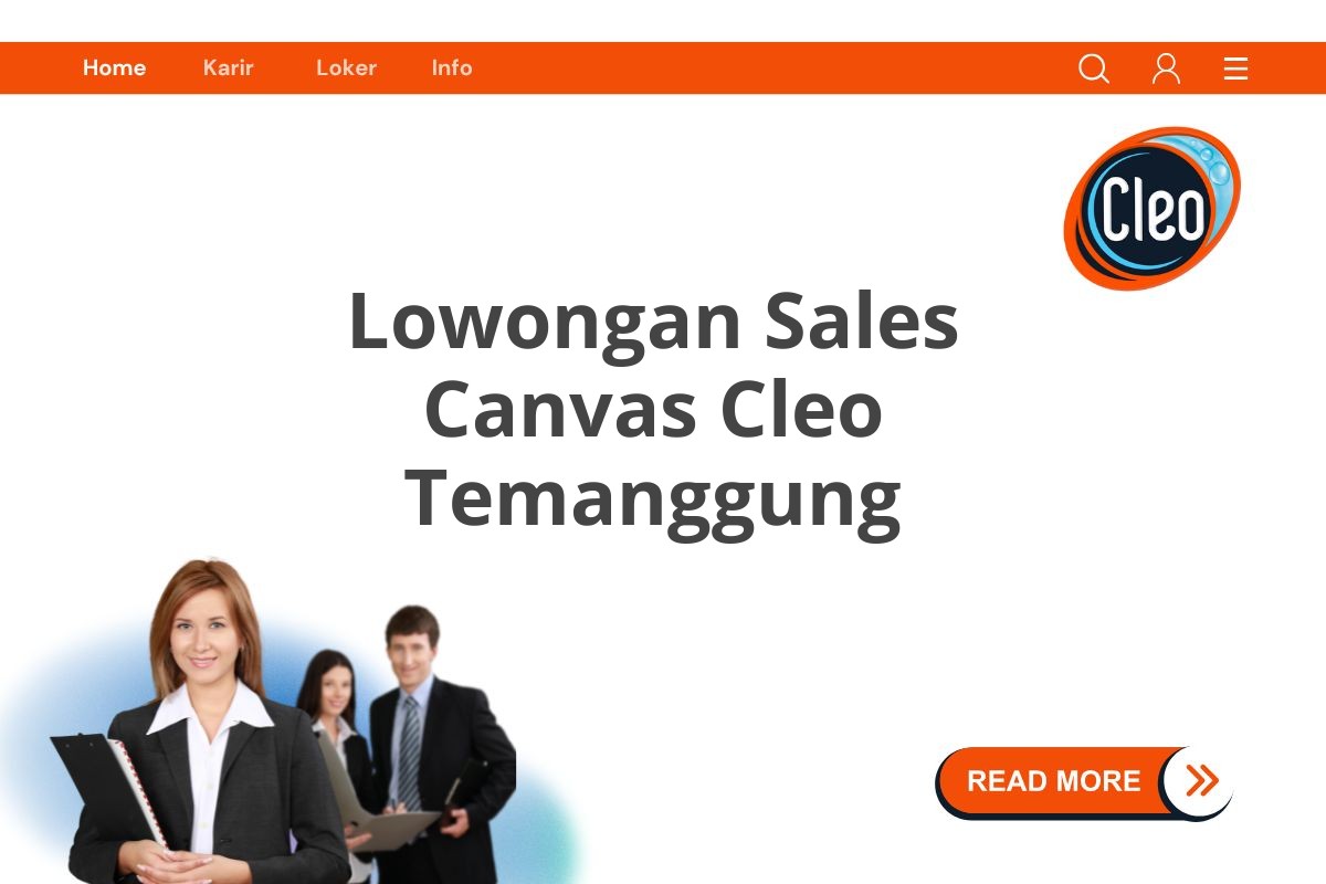 Lowongan Sales Canvas Cleo Temanggung