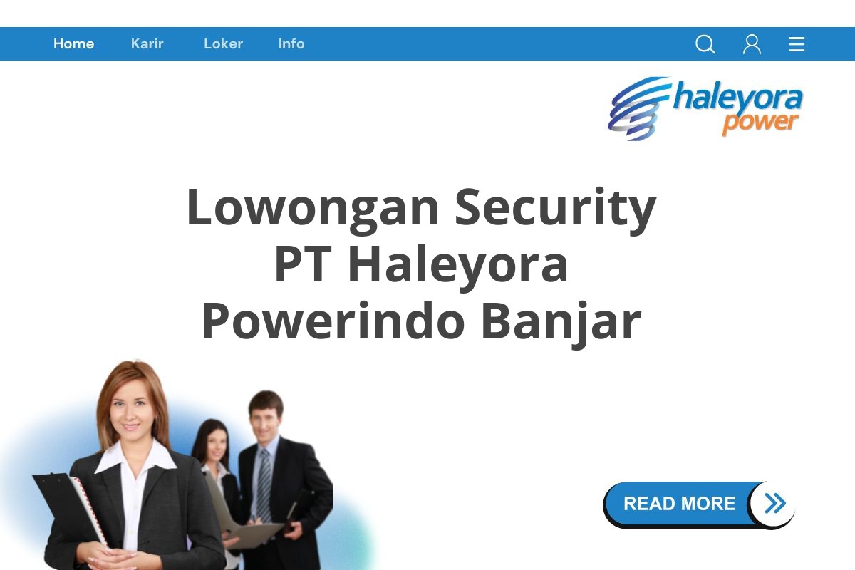 Lowongan Security PT Haleyora Powerindo Banjar