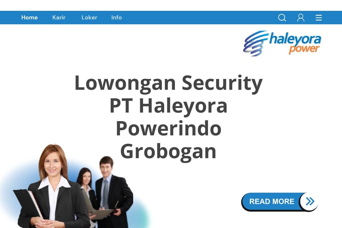 Lowongan Security PT Haleyora Powerindo Grobogan