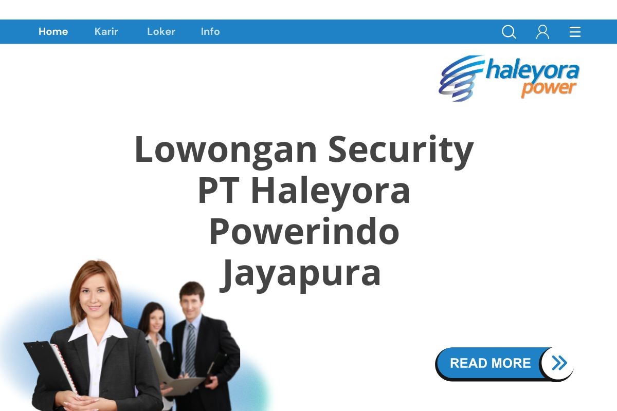 Lowongan Security PT Haleyora Powerindo Jayapura