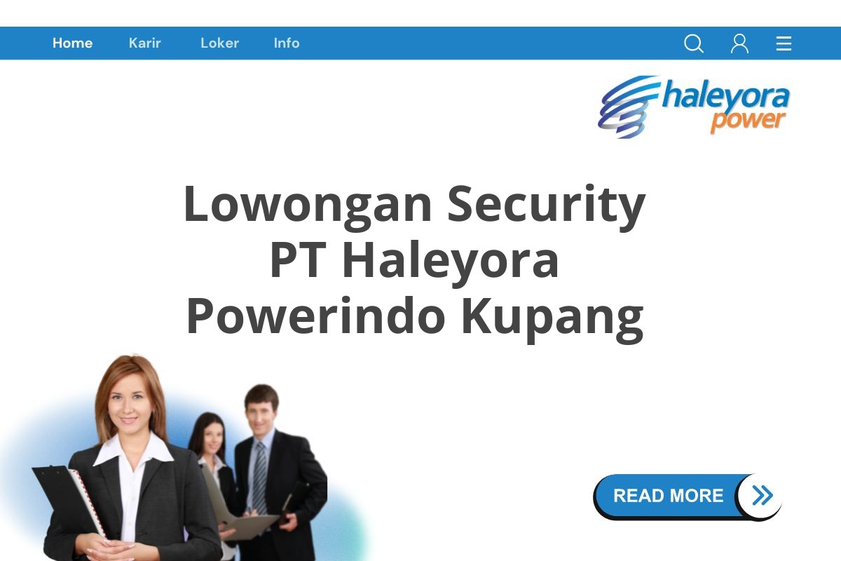 Lowongan Security PT Haleyora Powerindo Kupang