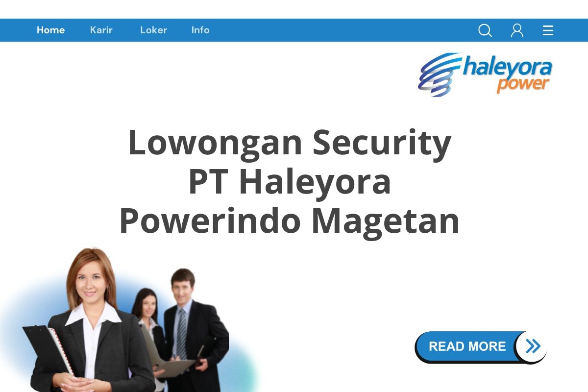Lowongan Security PT Haleyora Powerindo Magetan