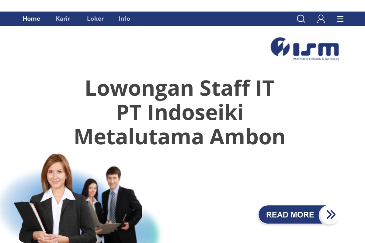 Lowongan Staff IT PT Indoseiki Metalutama Ambon