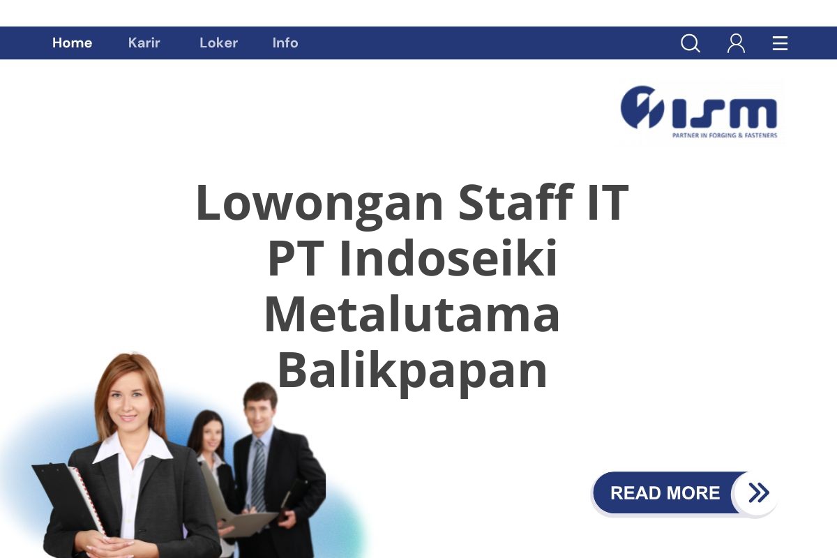 Lowongan Staff IT PT Indoseiki Metalutama Balikpapan