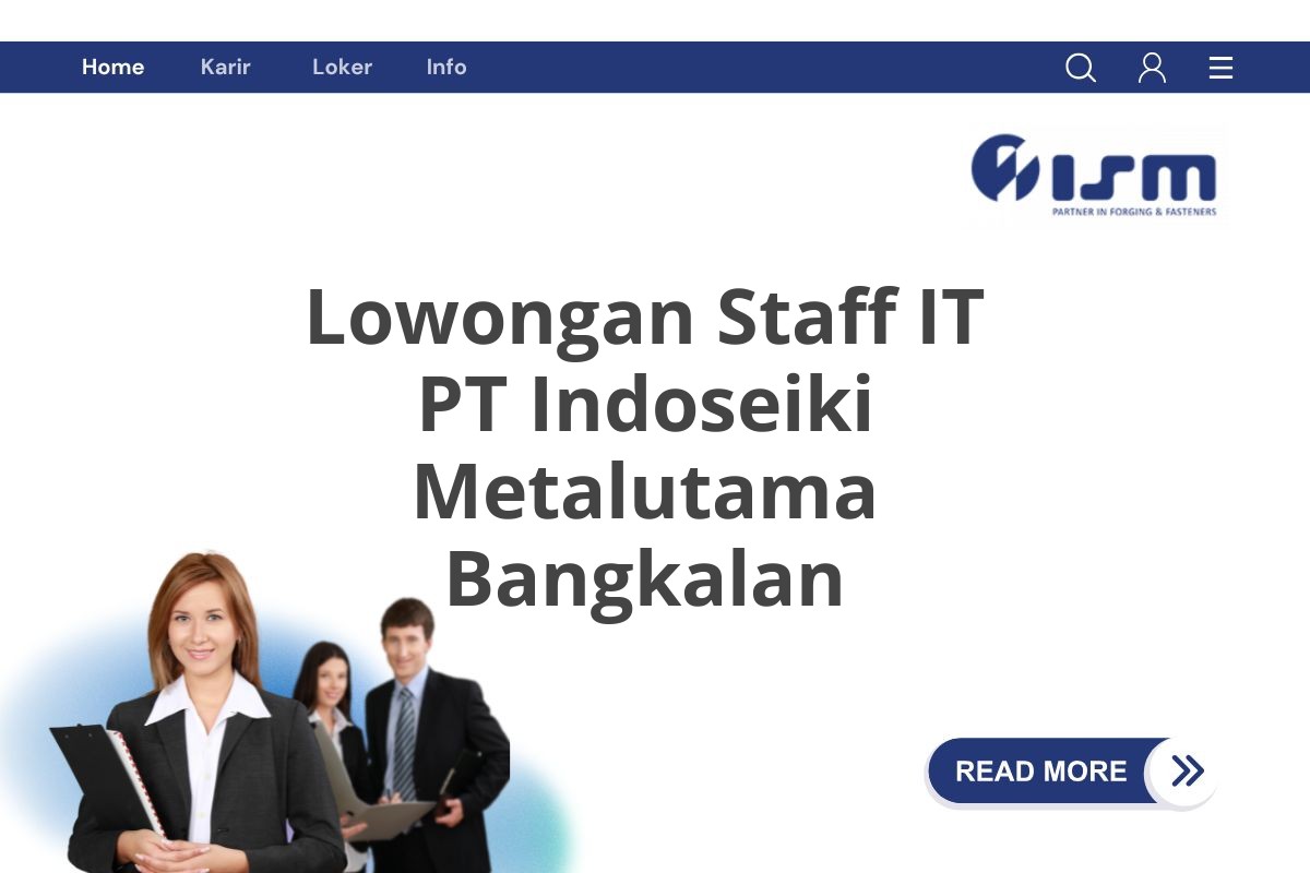 Lowongan Staff IT PT Indoseiki Metalutama Bangkalan