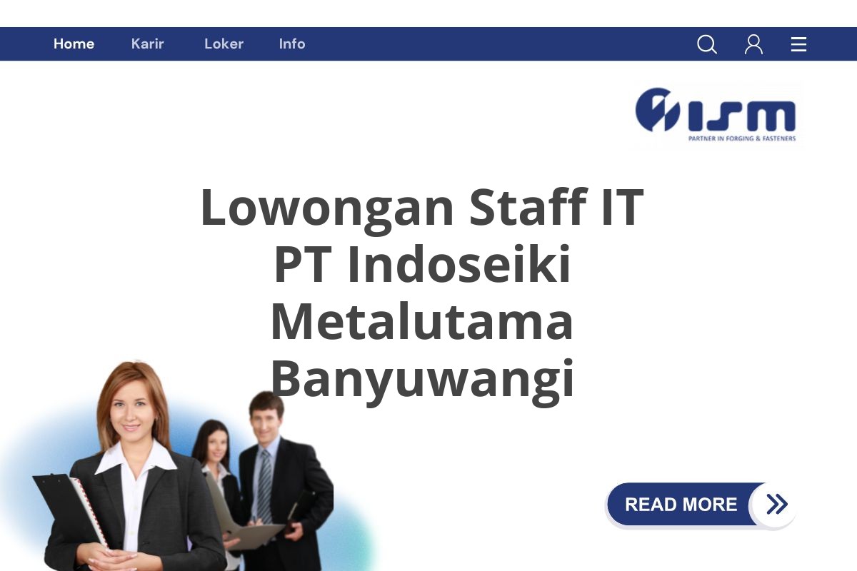 Lowongan Staff IT PT Indoseiki Metalutama Banyuwangi