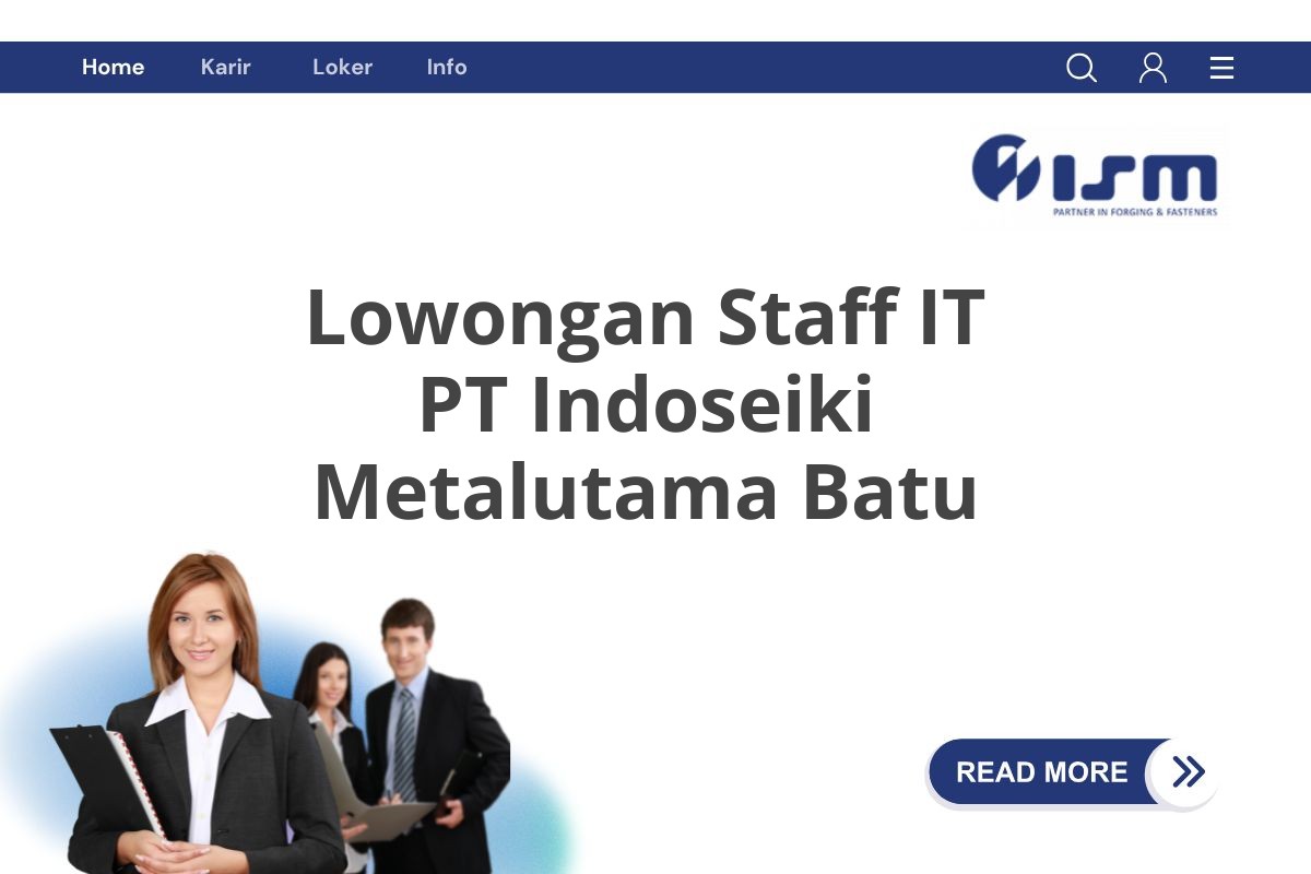 Lowongan Staff IT PT Indoseiki Metalutama Batu