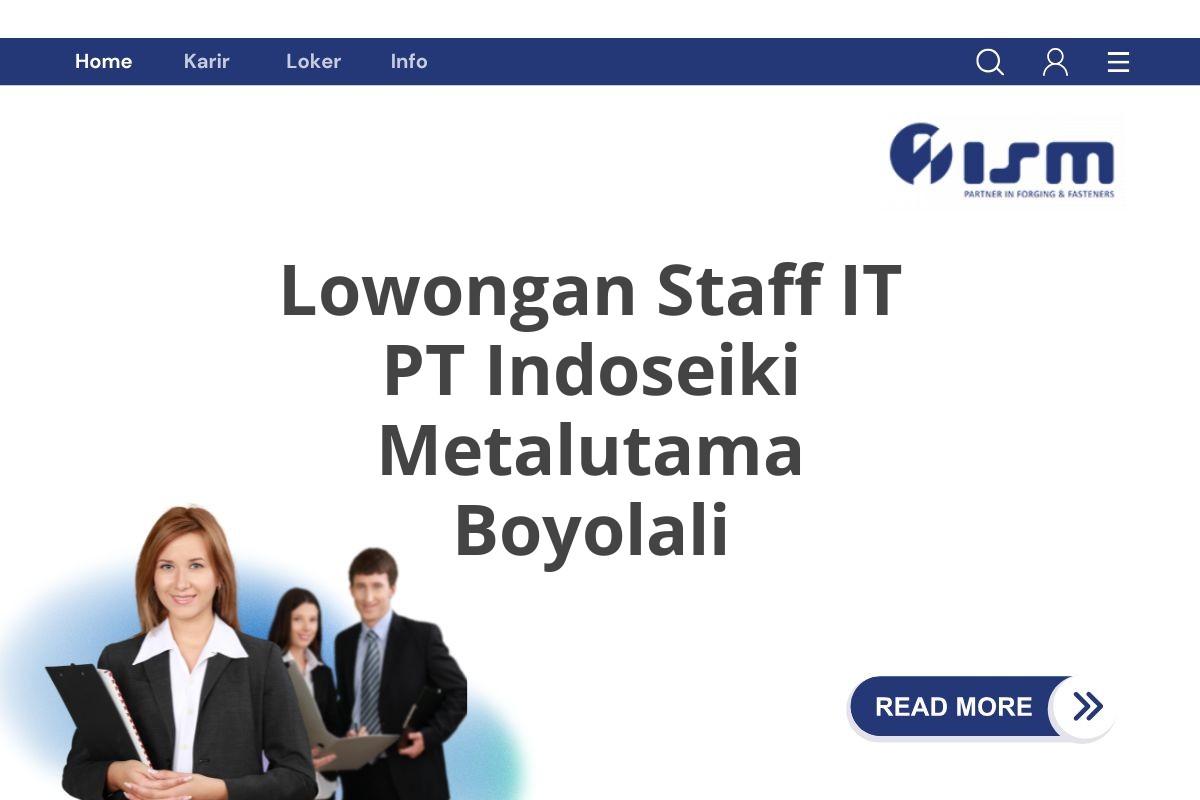 Lowongan Staff IT PT Indoseiki Metalutama Boyolali