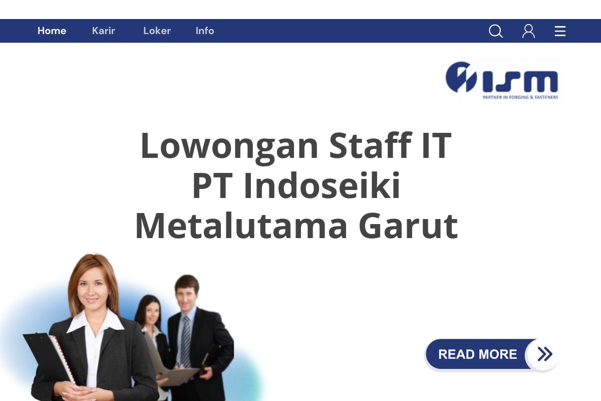 Lowongan Staff IT PT Indoseiki Metalutama Garut