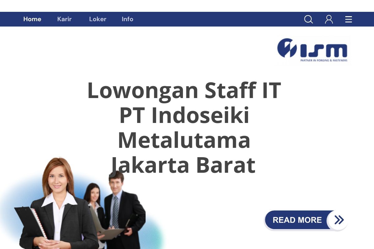 Lowongan Staff IT PT Indoseiki Metalutama Jakarta Barat