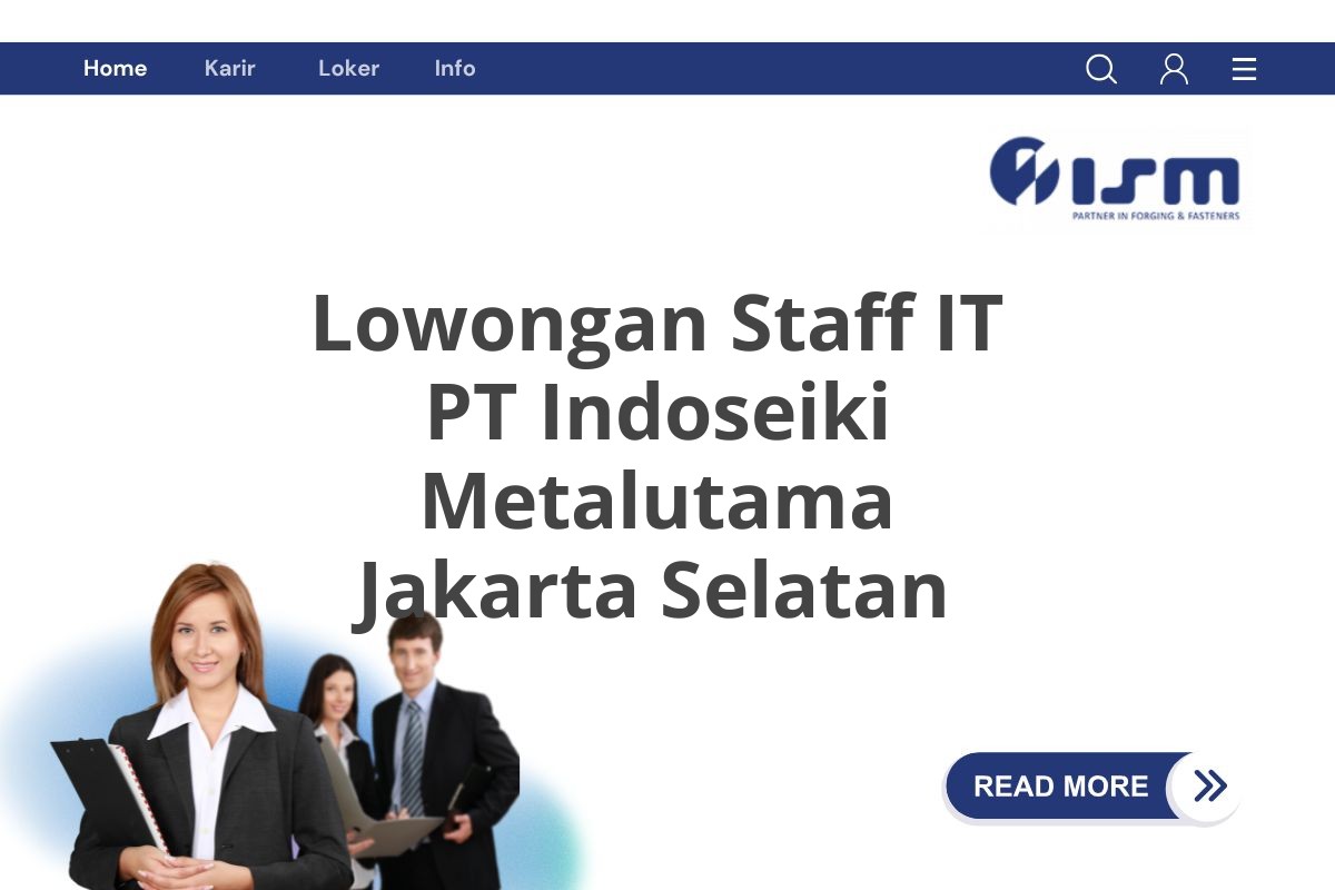 Lowongan Staff IT PT Indoseiki Metalutama Jakarta Selatan