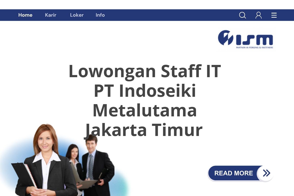 Lowongan Staff IT PT Indoseiki Metalutama Jakarta Timur