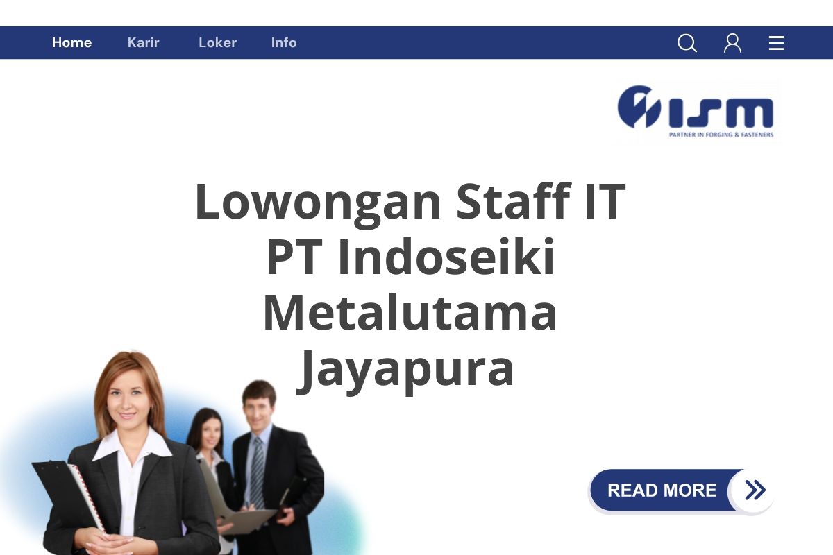 Lowongan Staff IT PT Indoseiki Metalutama Jayapura