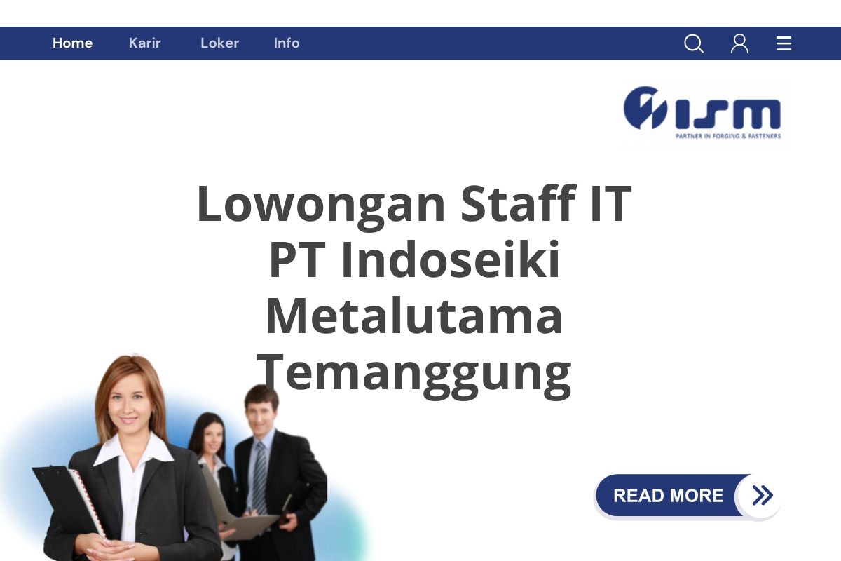 Lowongan Staff IT PT Indoseiki Metalutama Temanggung